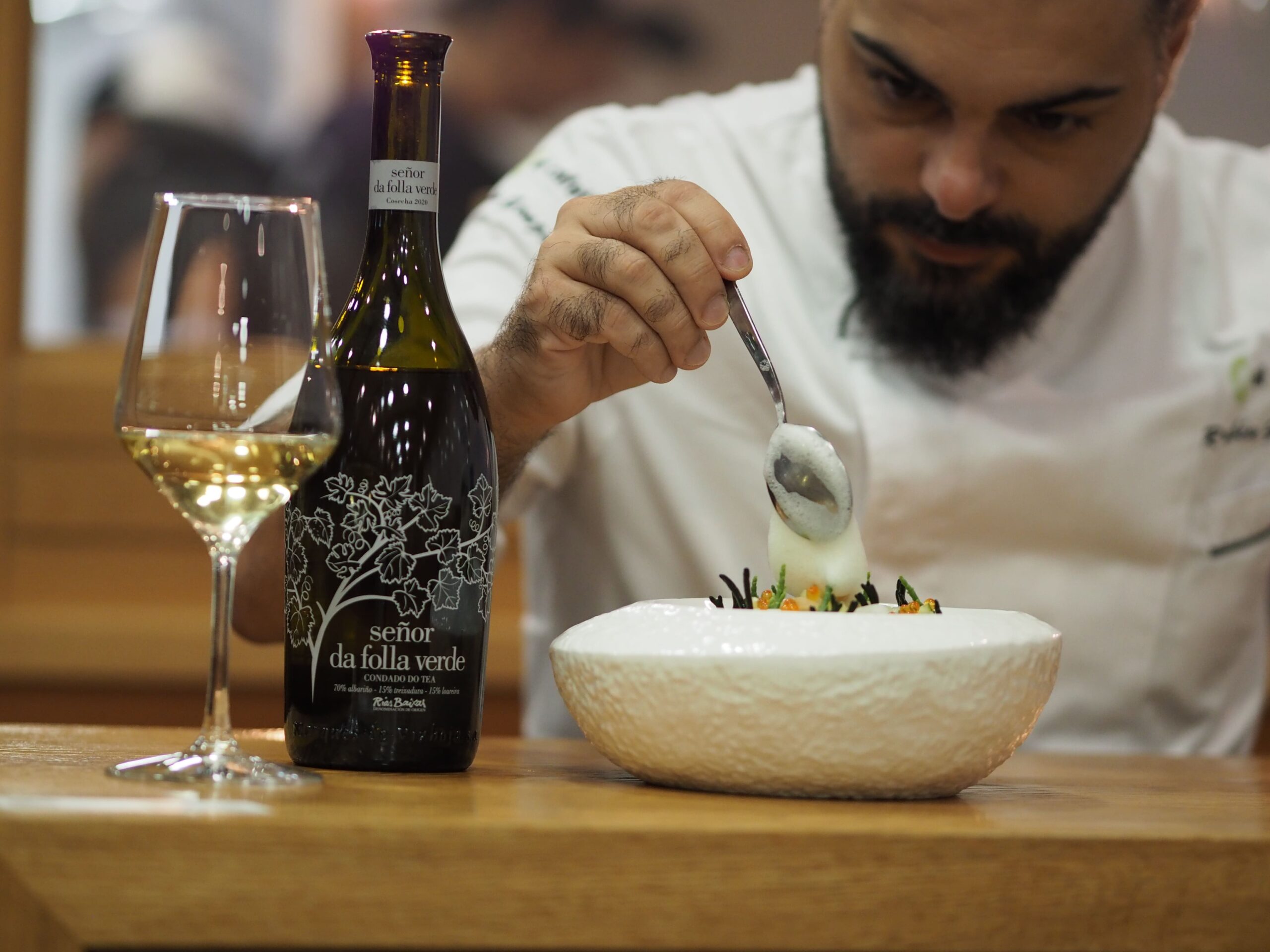 Vino blanco Señor da folla verde